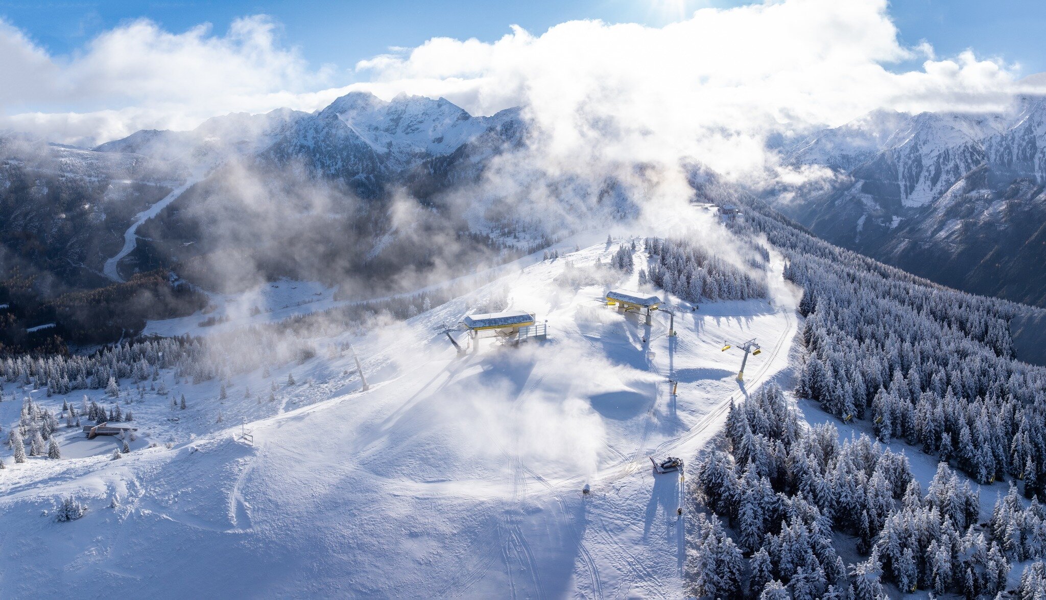 Szombaton nyit Planai: esett hó + működnek a hóágyúk | Fotó: Josh Absenger / Planai - Schladming