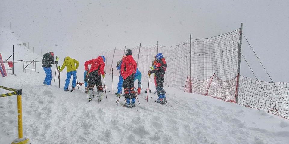 Nyitónap havazással (Kép: Pitztaler Gletscher / Facbook)