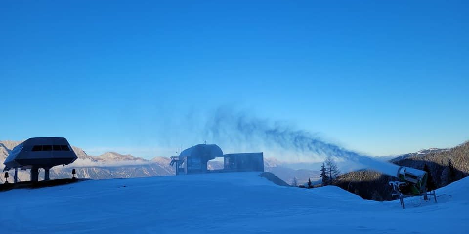 Hóágyúzás Reiteralmon - Fotó: Reiteralm Bergbahnen
