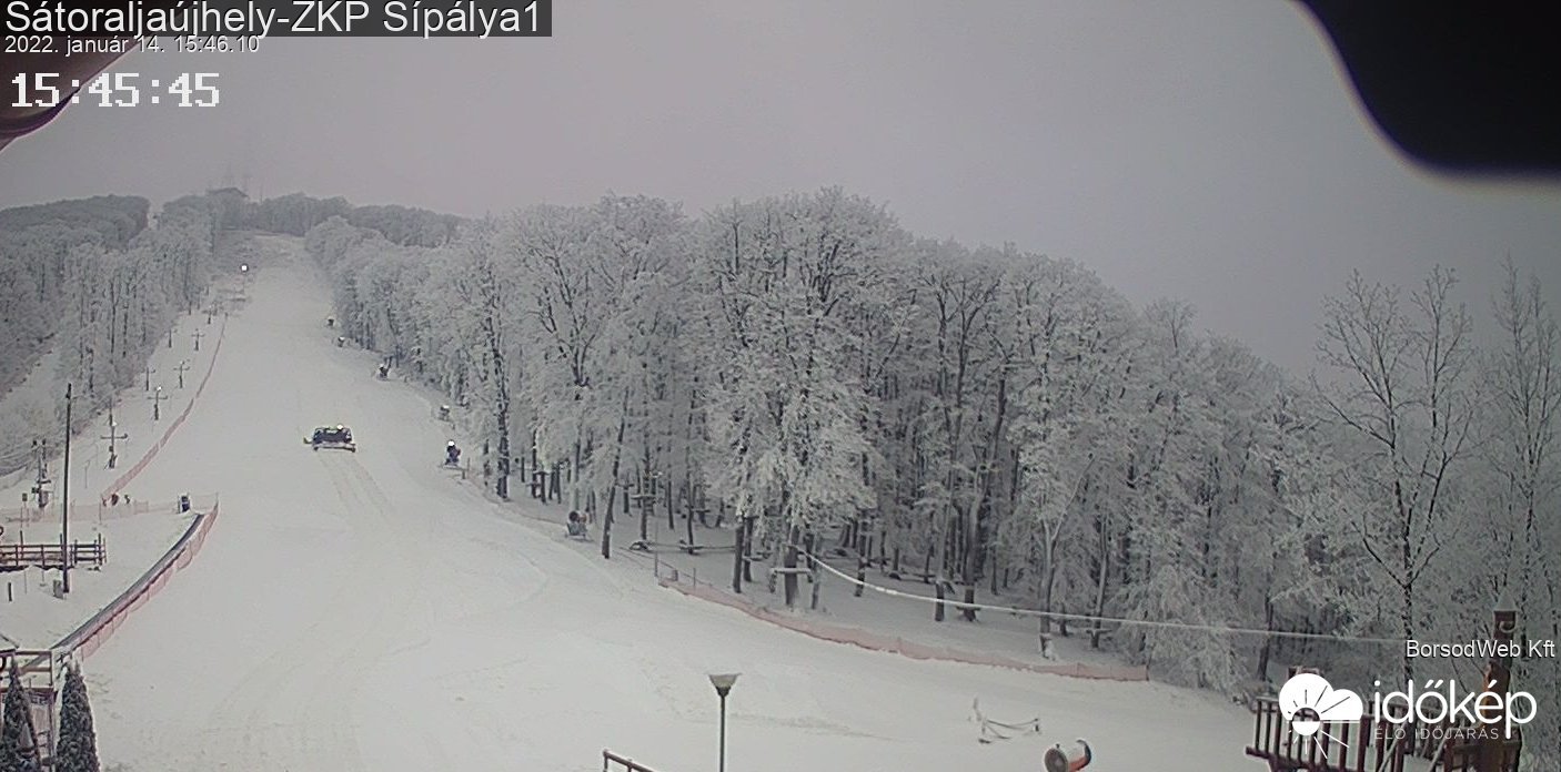 Az Időkép mai webkamerája a pályáról