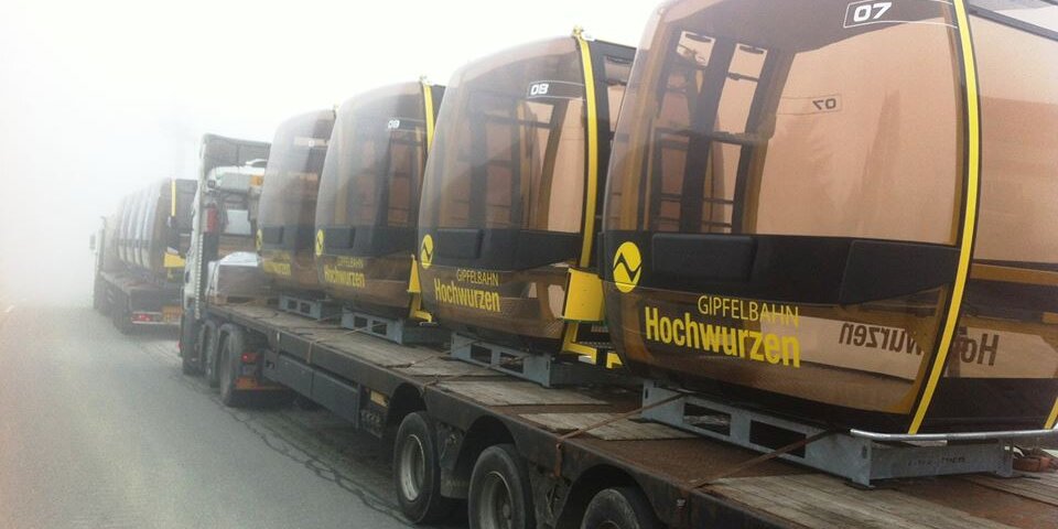 Így érkeztek meg a kabinok