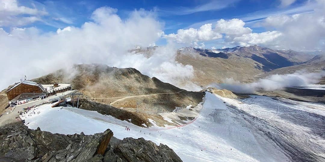 Csodás napsütés vasárnap a gleccseren