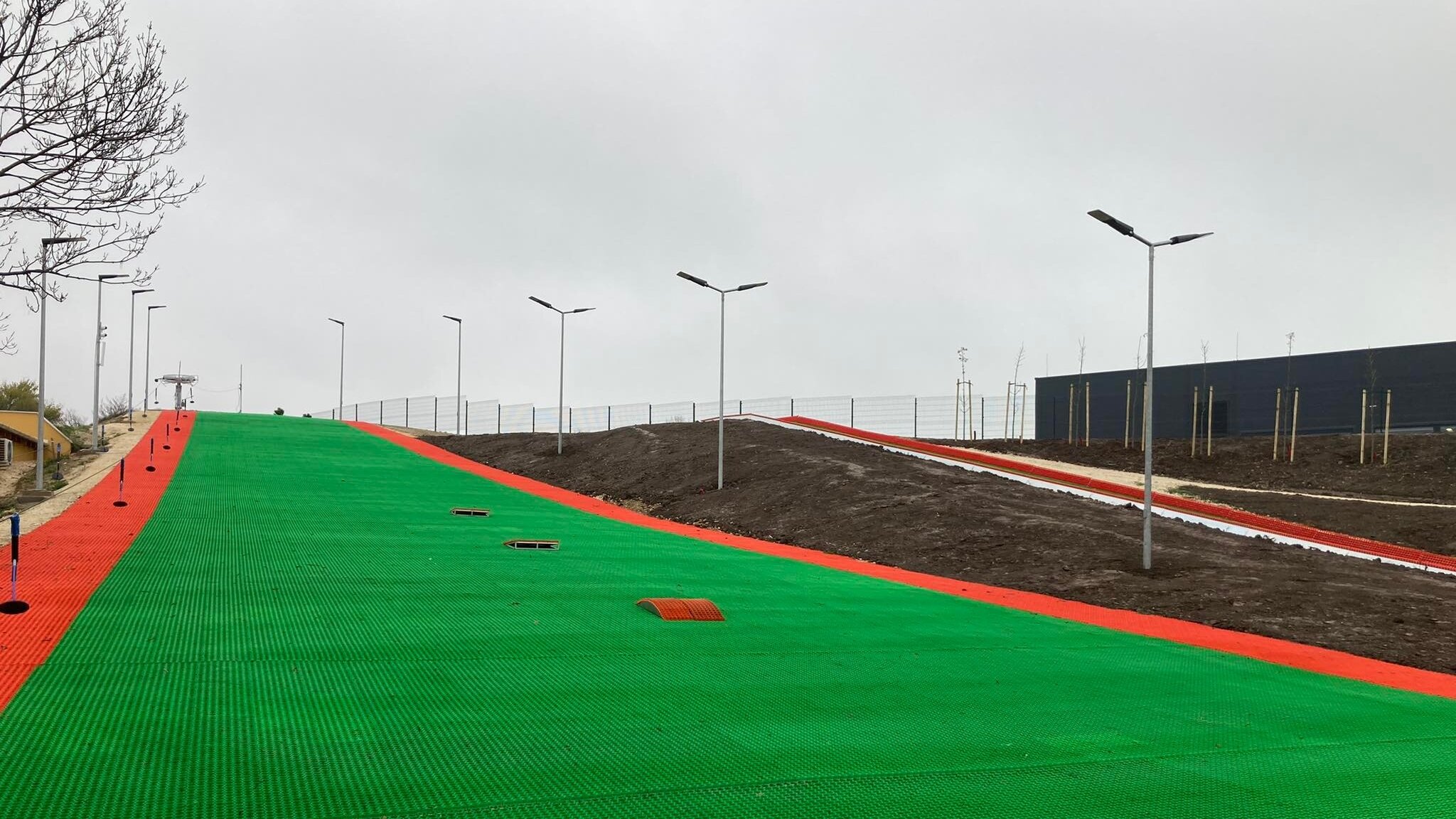 Így néz ki az új tanpálya a balatonfüredi a  Forrás Sportparkban