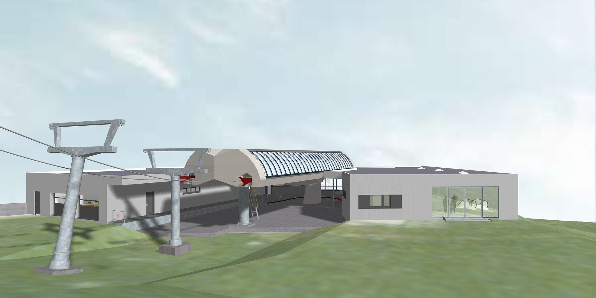 Katschberg, az új lift látványterve