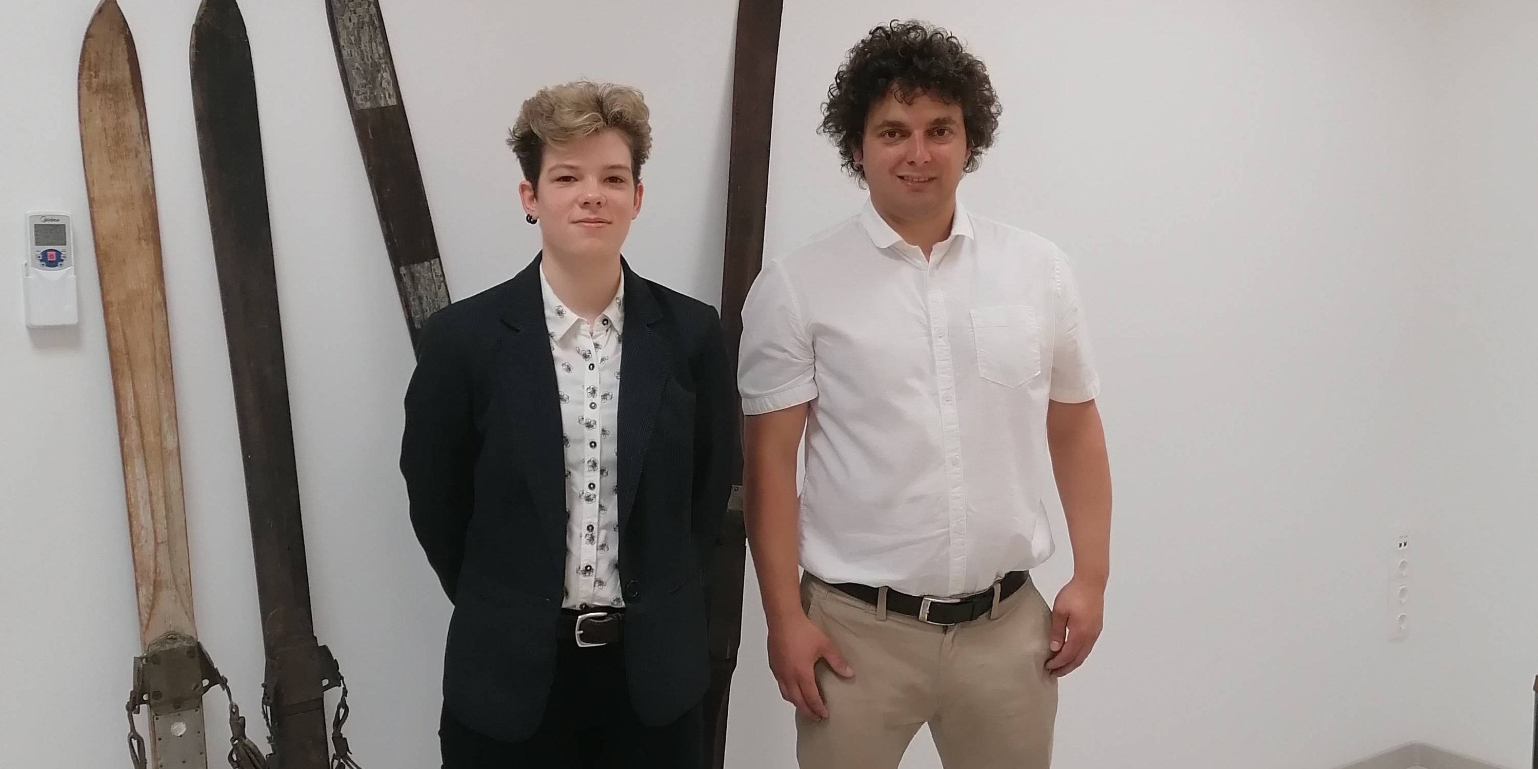 Vörös Viráf és Mitja Oranic (Kép: skihungary.hu)