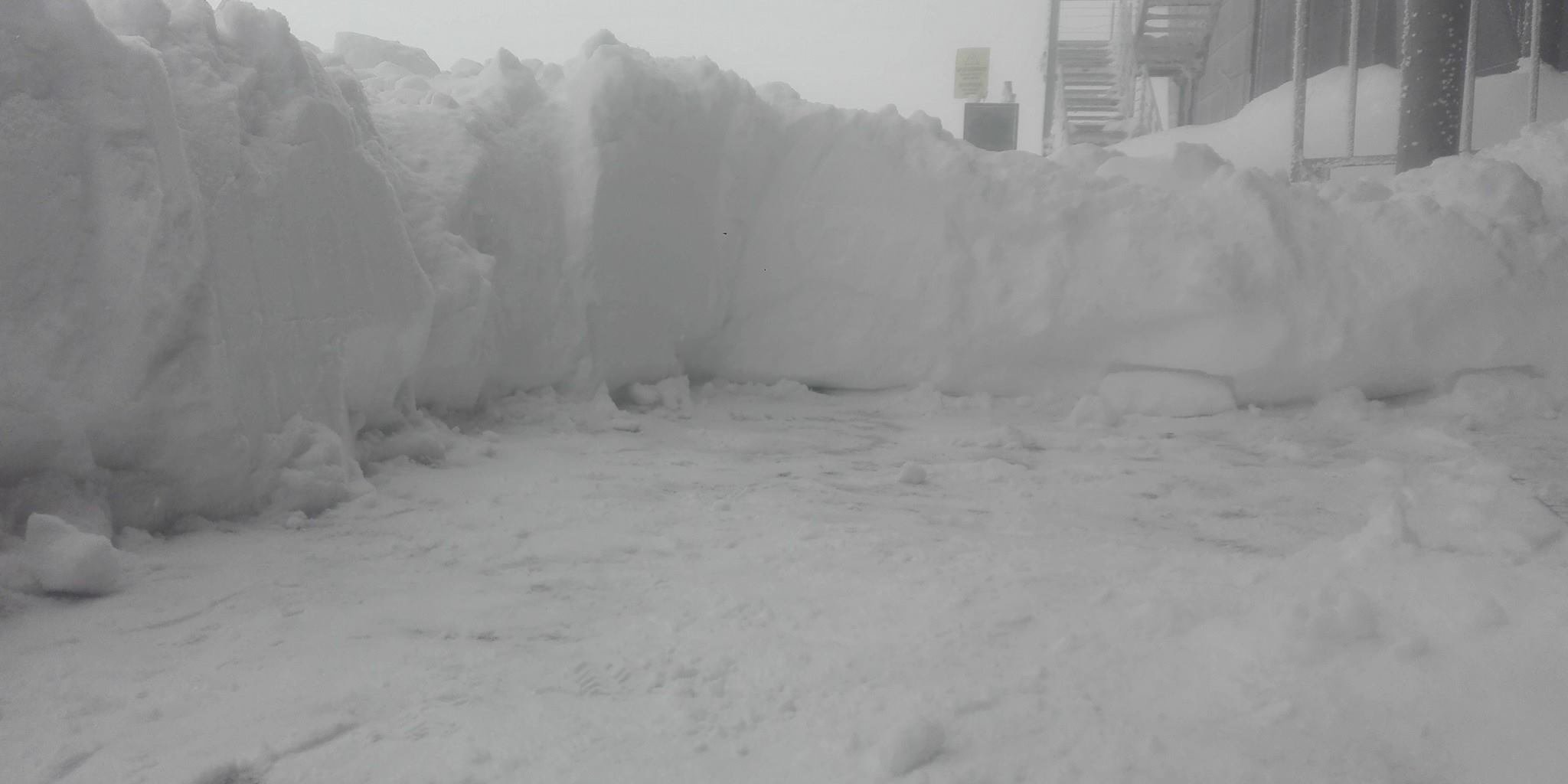 Chopok, fenn a csúcson