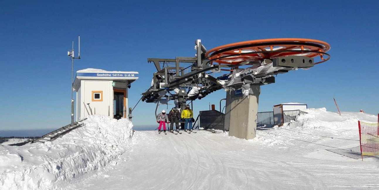 Lackenhof am Ötscher - az alsó-ausztriai síterep egyik hegyállomása 1400 méter fölött
