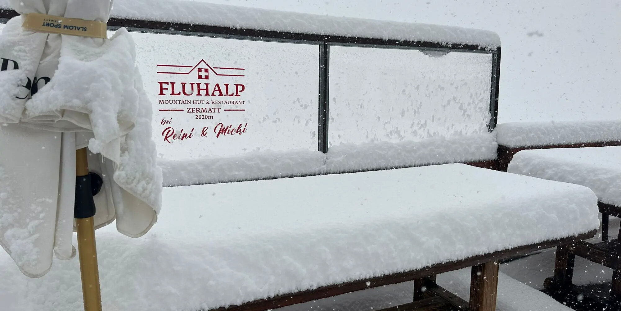 Zermatt, Fluhalp hegyi vendéglő, 2620 m