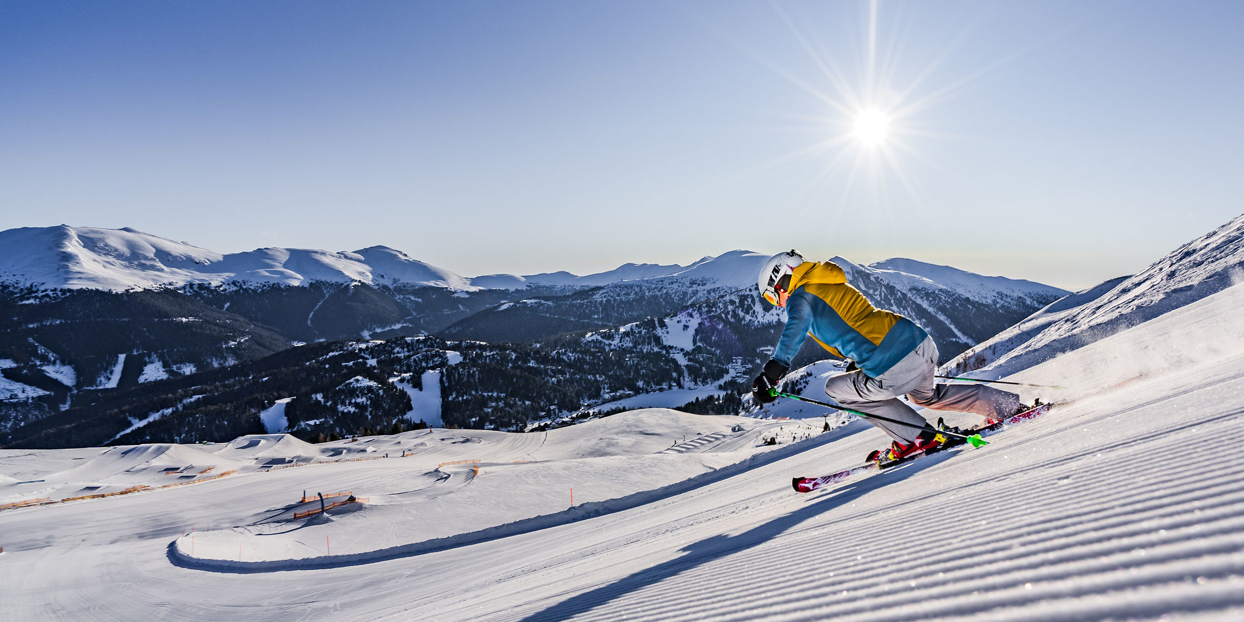 Kiválóan kezelt sípályák várják a lesiklókat Turrracher Höhe síterepén | Fotó: P. Maier