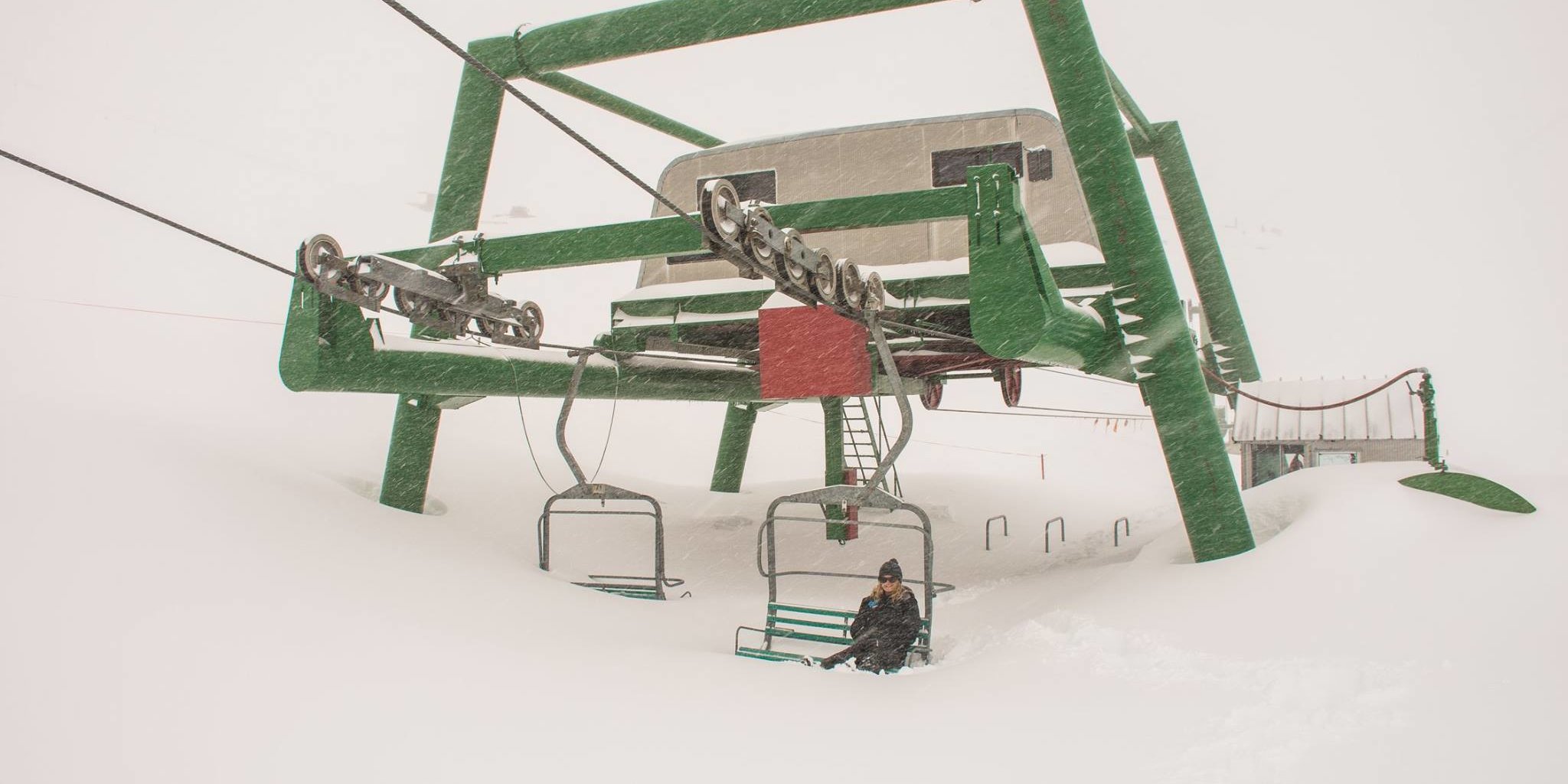 Mt. Dobson síterepén sem járt ez az ülőlift