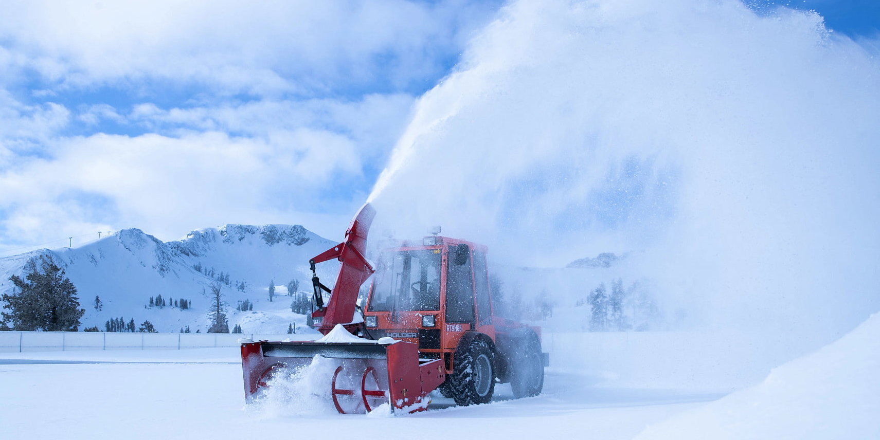 Squaw Valley egy nagyobb havazás után