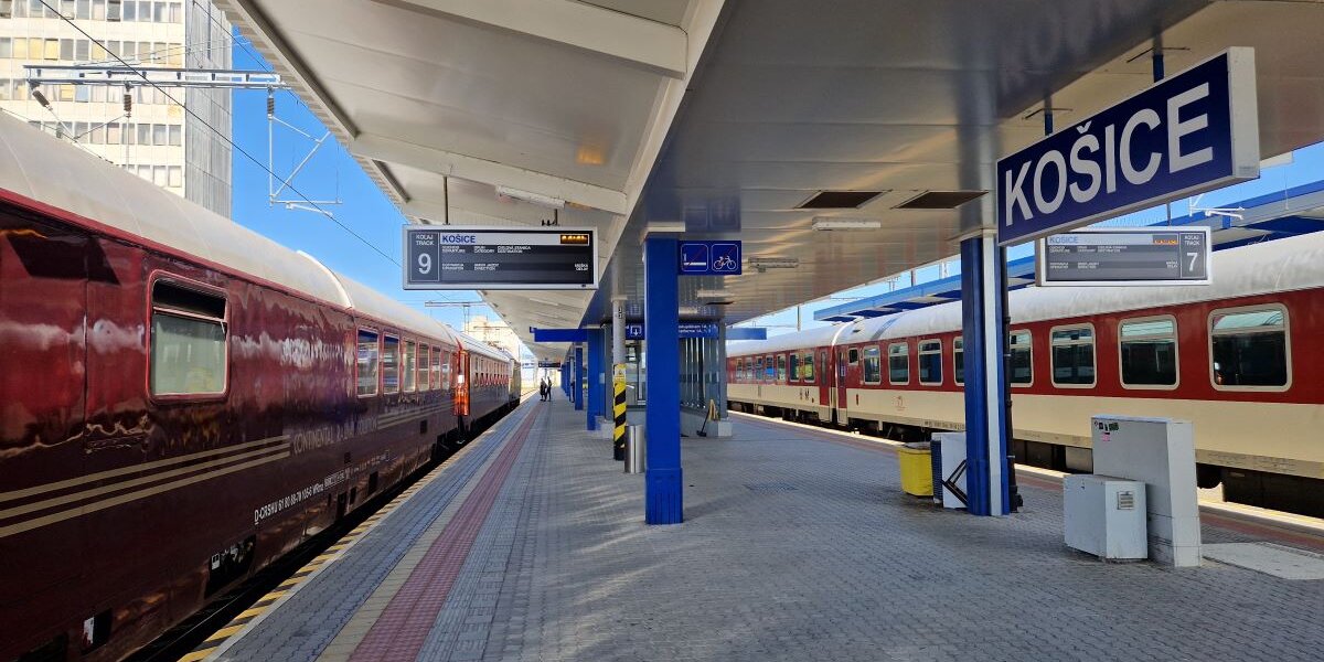 Vasúti pályaudvar Kassán | Fotó: sielok.hu