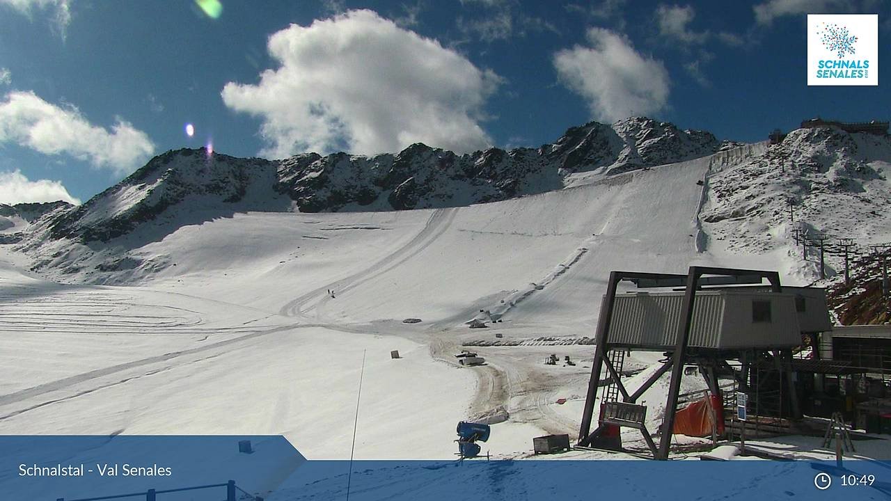 Csütörtöki webkamerakép a pályáról