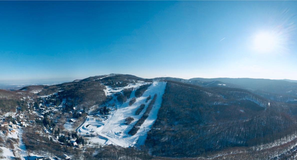 A Sípark madártávlatból