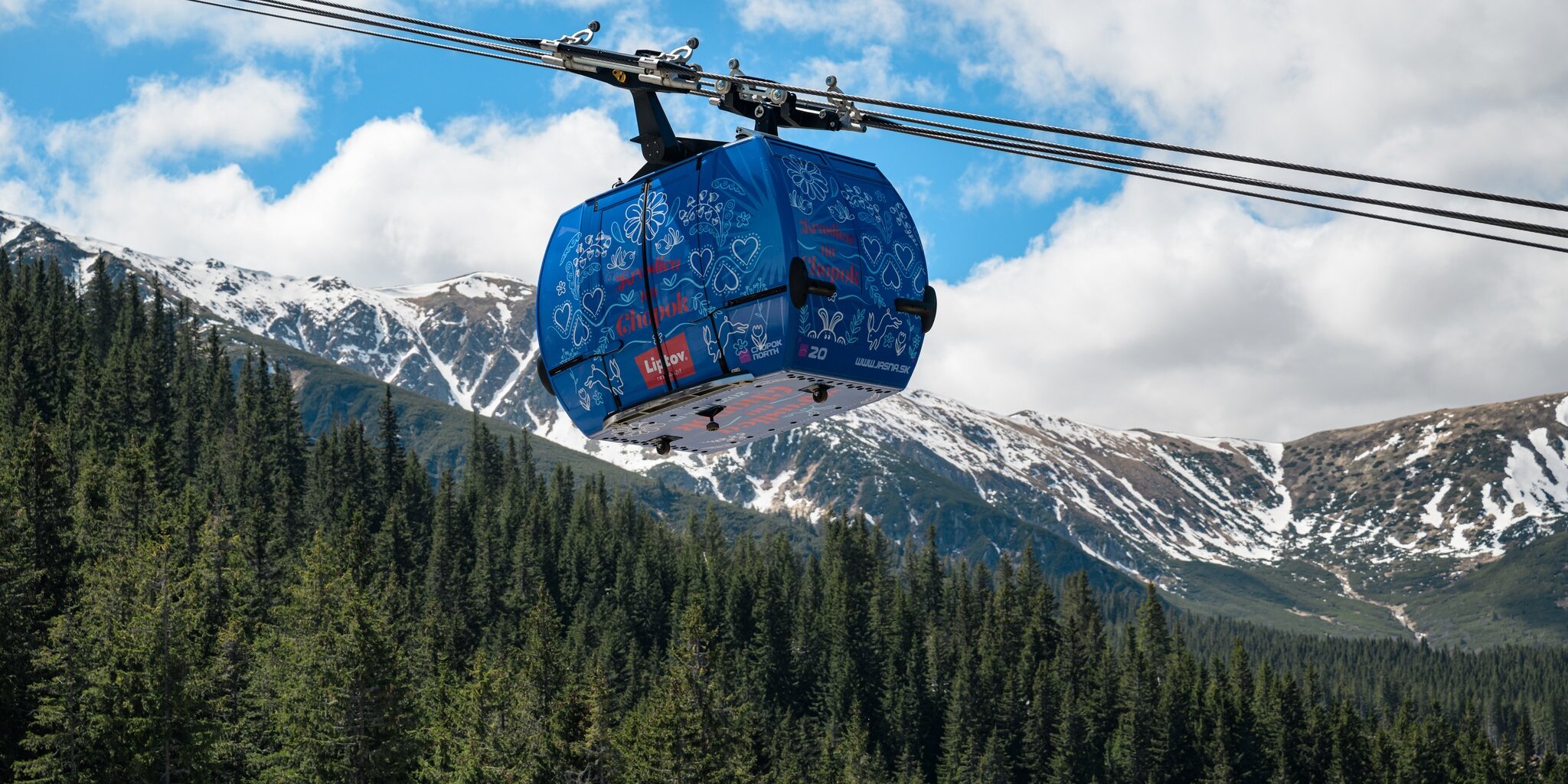 Chopok: húsvéti díszítést kapott a liftkabin