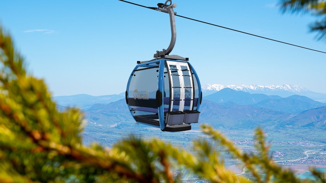 A tervezett kabinos lift Martinban