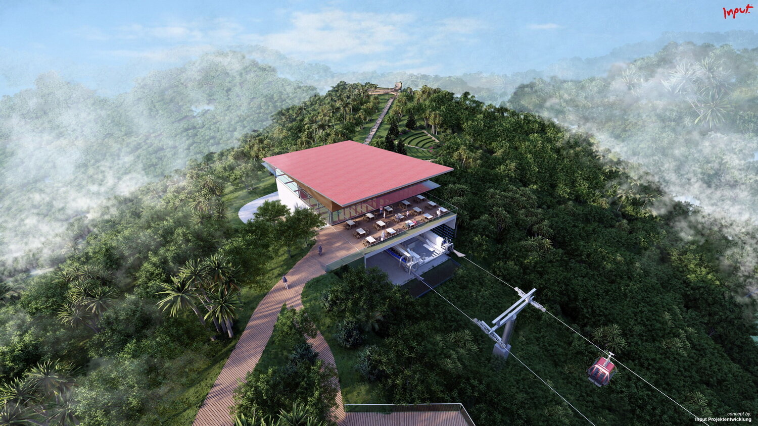 A hegyállomás látványterve (Kép: Doppelmayr)