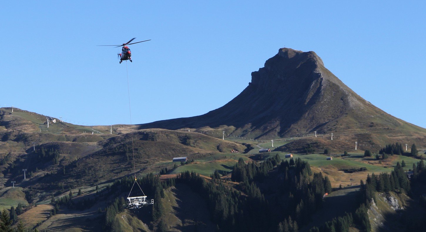 Damüls: épül az új lift