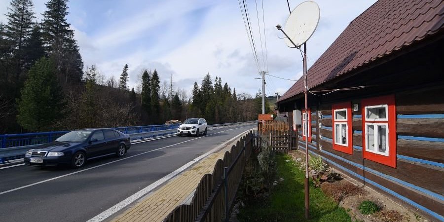 Ždiar: az új út (Kép: poprad.dnes24.sk)