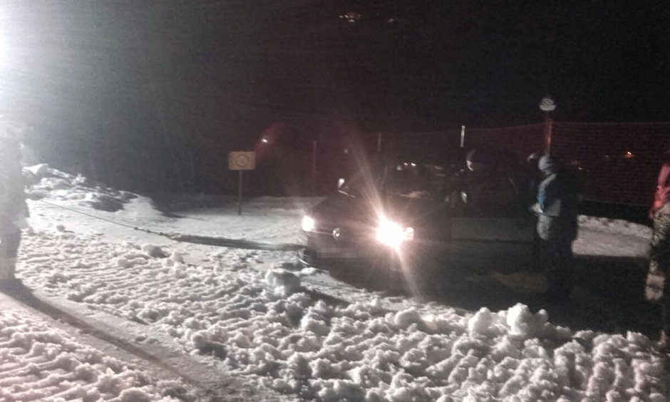 Eddig tartott az út (Kép: Zell am See Tűzoltóság)