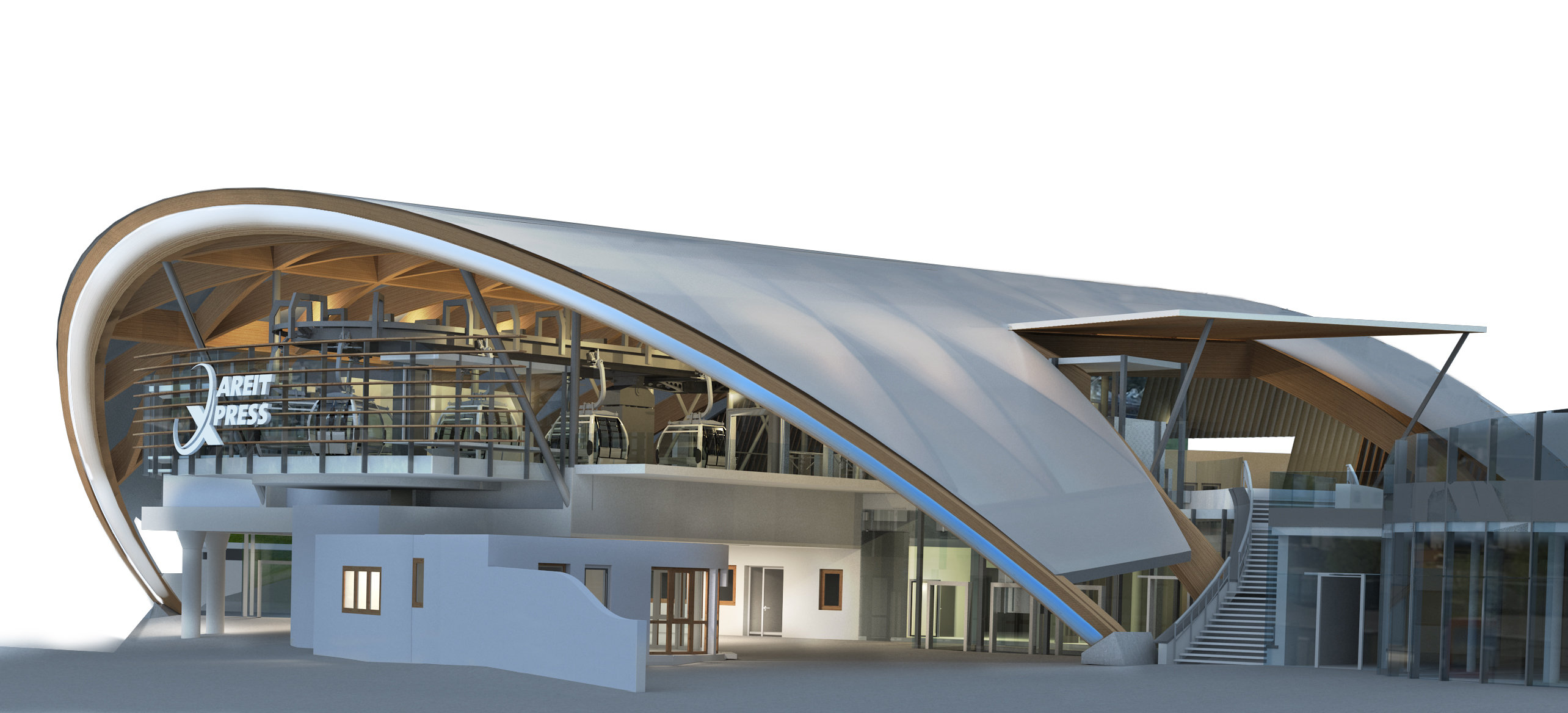 Hegyállomás látványterve - fotó: lifttársaság