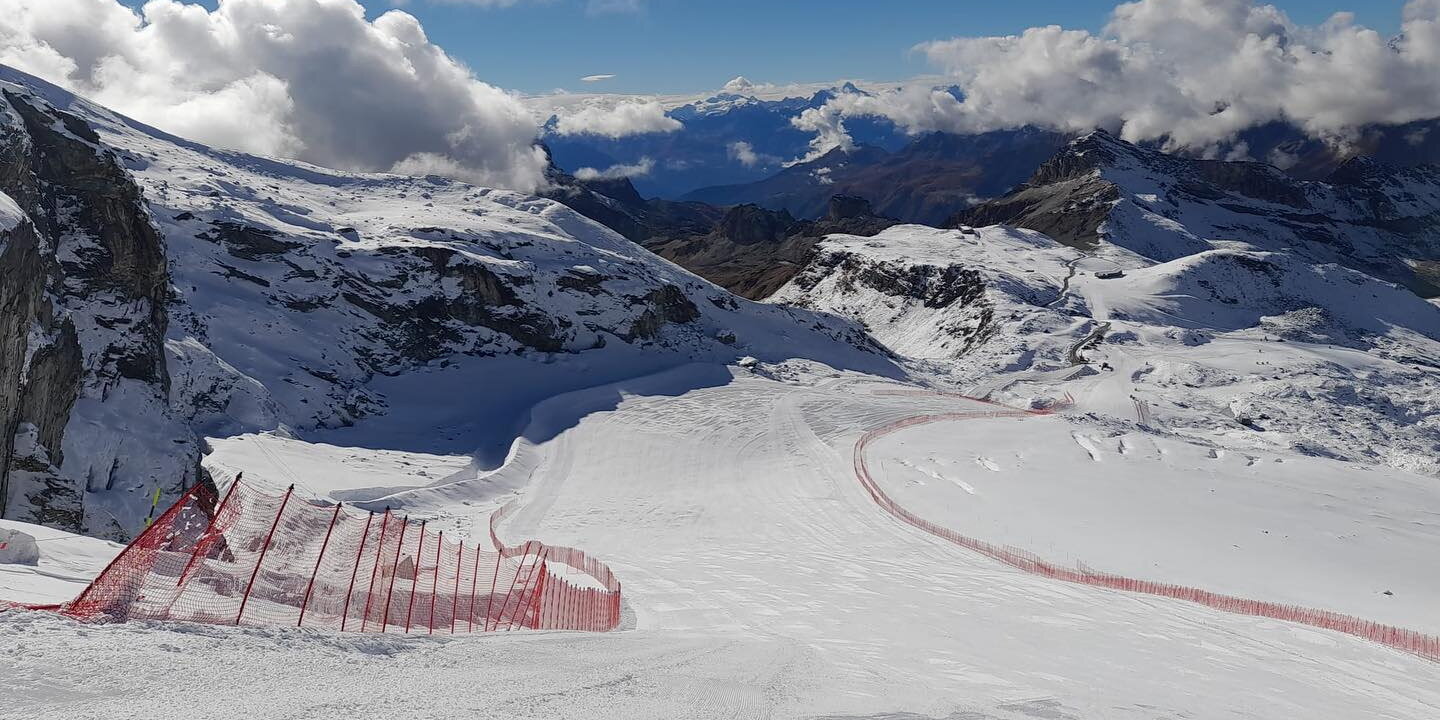 A pálya felső része a szombati ellenőrzés időpontjában